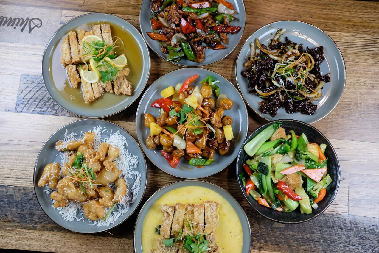 A spread of Mr. Lee's Malaysian dishes