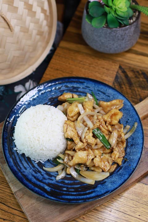 Ginger & Spring Onion Chicken Rice