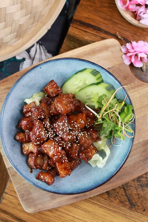 Marmite Sauce Pork Belly