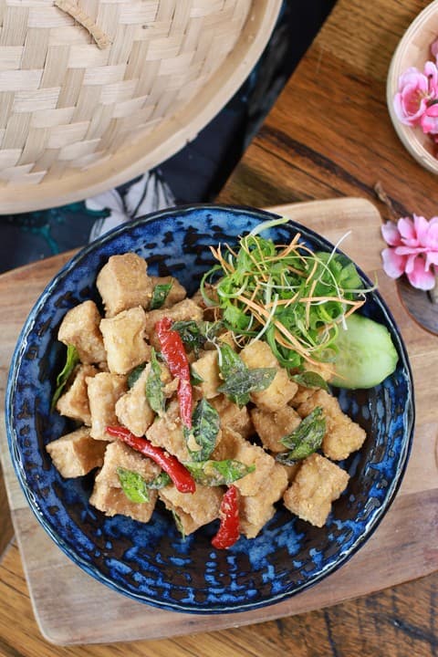 Salted Egg Yolk Golden Tofu