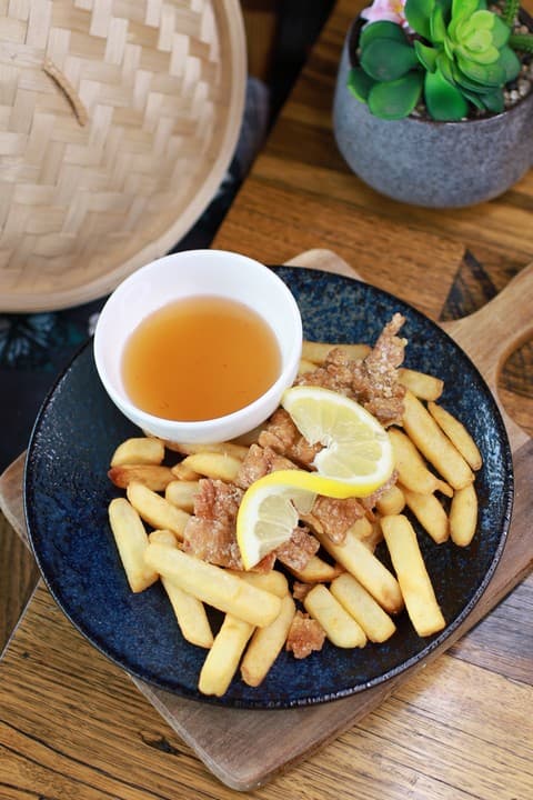 Lemon Chicken and chips
