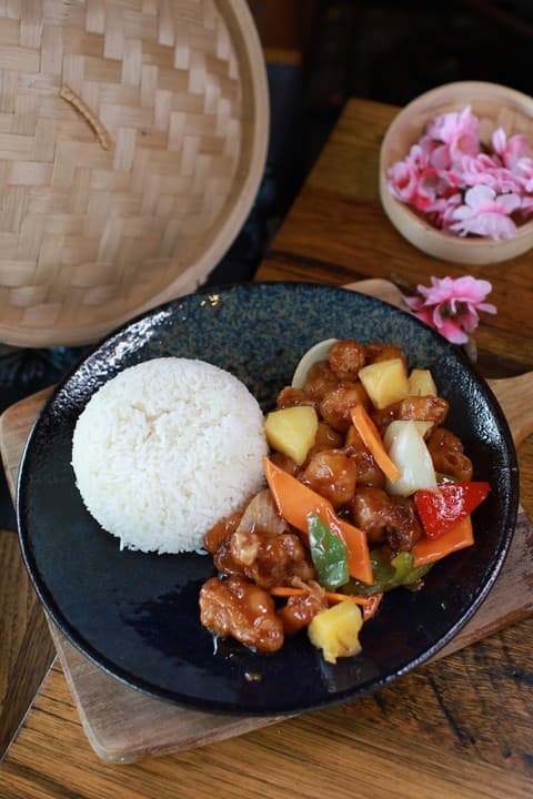 Sweet & Sour with Rice